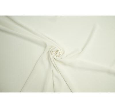Tissu Mousseline Georgette Guy Ivoire vendu au mètre