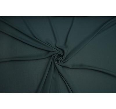Tissu Mousseline Georgette Guy Petrol vendu au mètre