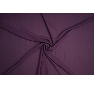 Tissu Mousseline Georgette Guy Violet vendu au mètre