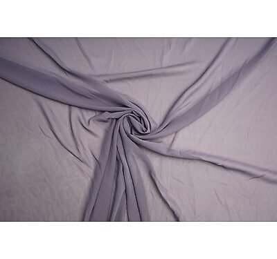 Tissu Mousseline Georgette  Raisin vendu au mètre