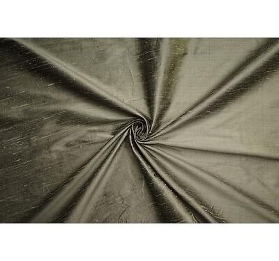 Tissu Shantungs de soie  Platine vendu au mètre