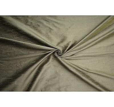 Tissu Shantungs de soie  Platine vendu au mètre