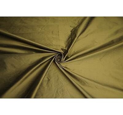 Tissu en Soie Unies Bronze les 7m90 vendu au mètre