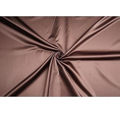 Tissu en Soie Unie Cappucino coupon 3m40 vendu au mètre