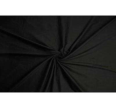Tissu en Soie Unie Noir vendu au mètre
