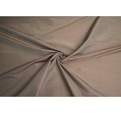 Tissu en Soie Unie Sable vendu au mètre