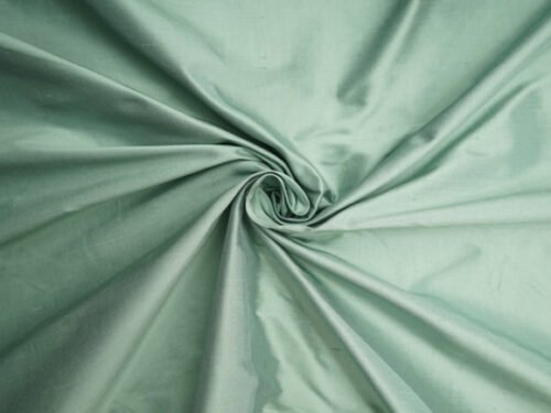 Pièce entière Soie Sauvage Lisse Vert Nil 18m80 soldée