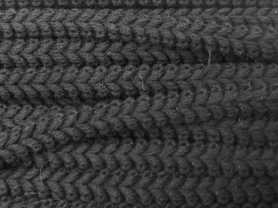 Galon tressé NOIR passementerie de laine