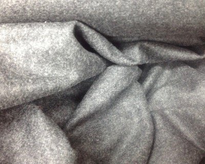 Laine Flanelle Uni laine et cachemire grise